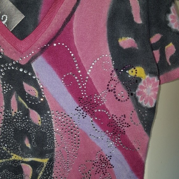 Bacca da Silva embellished cashmere sweater NWT L - Picture 5 of 8